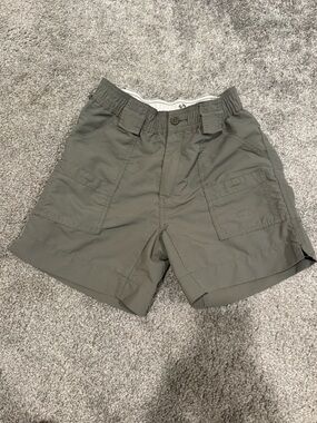 Aftco 🐠 | Boys Beige/Khaki Fishing Shorts